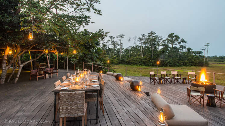 Lango camp lodge terrace