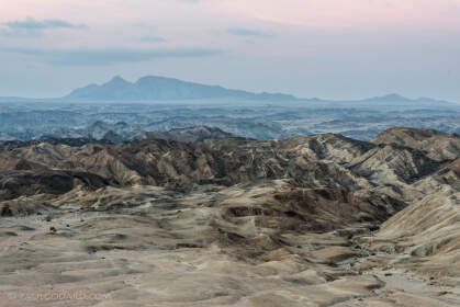 moonscape at dusk