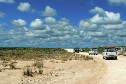 ranger camper & camping cars on gravel road
