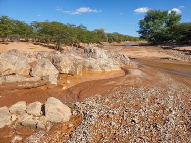 sand & water patterns in riverbed