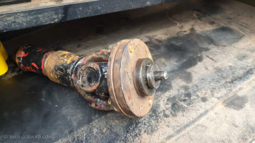 Duro front propshaft & gearbox flange broken