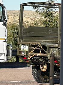 Duro parked at border