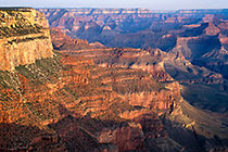Canyon mesa & cliffs at sunrise