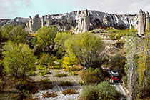 landy in valley with tuff cones