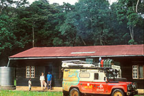 landy (L) + Christopher & Petra + house + BP solar pannels