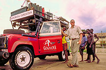 Paul enterring in freshly washed landy(FL)