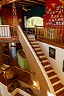 Cocagne house : stairs to mezzanine