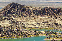 pain & hils around dam