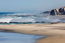 waves on coastline