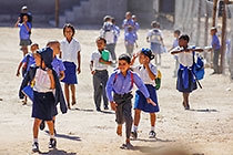 children in street