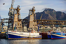 boats in Cape Town harbour
