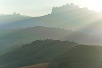 mountains at sunset
