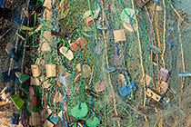 fishing nets on beach