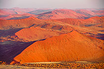 desert from hot air ballon