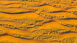 desert from hot air ballon