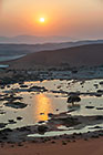 water in vlei & sand dunes sunrise