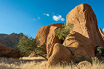 rocks at sunset