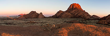sunrise on Spitzkoppe