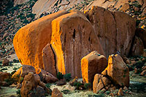 rocks at sunset