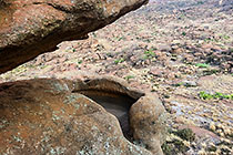 mini pool | rock formation