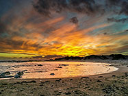 sunset on False Bay