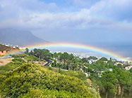 rainbow on Campsbay