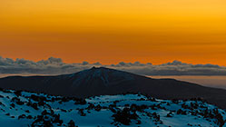 Mt Hauhungatahi at sunset
