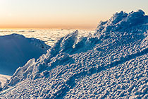 ice cauliflower on Mt Ruapehu