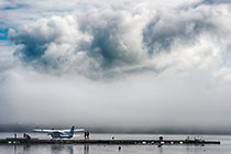 aircraft on lake