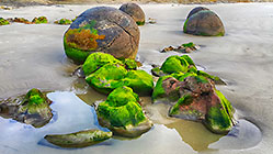 boulders on beach