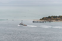 boat in lagoon
