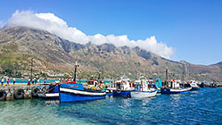 fishing boats in harbour