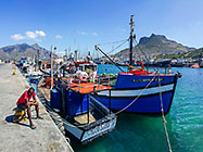 fishing boats in harbour