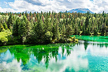 lake #2 clear blue-green water | pine & aspen tree forest