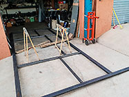 welding steel sliding gate