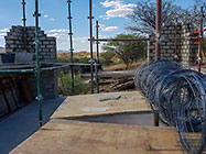 bricklaying studio walls
