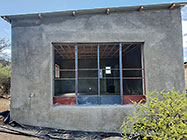 studio plastered walls