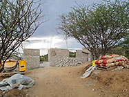 building house brick walls