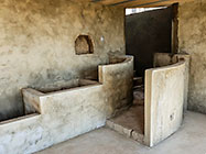 house office stairs & plastered walls