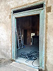 antique indian wooden frame for house entance door