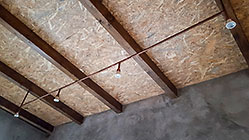 copper pipe led lighting over house kitchen countertops