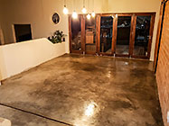 house dining room sealed floors