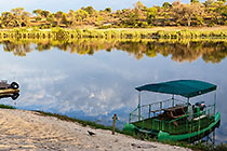 boat on Kunene river