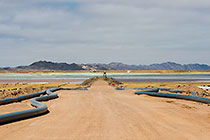 road through tailings