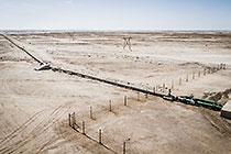 aerial view | desalination plant