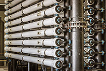 filter units in ultra filtration building