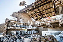 Ebay ghost town - old delapidated buildings with staff sleeping quarters