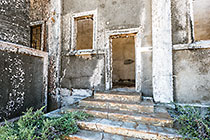 Ebay ghost town - old building with lichens