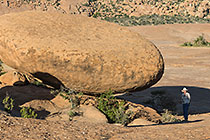 lisa near balancing rocks