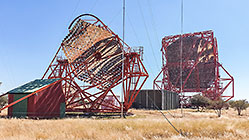 HESS High Energy Stereoscopic System gamma telescopes